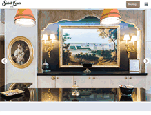 Tablet Screenshot of hotel-saint-louis-vincennes.com